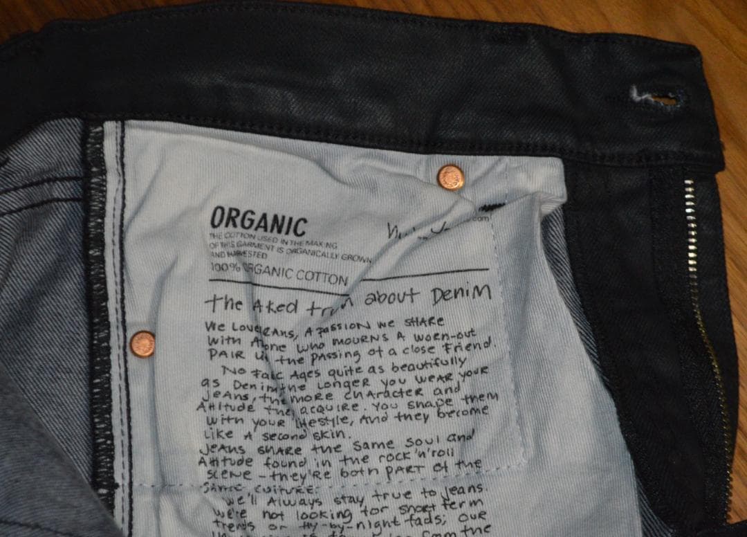 新品 ヌーディージーンズ Lean Dean Back 2 Black 30