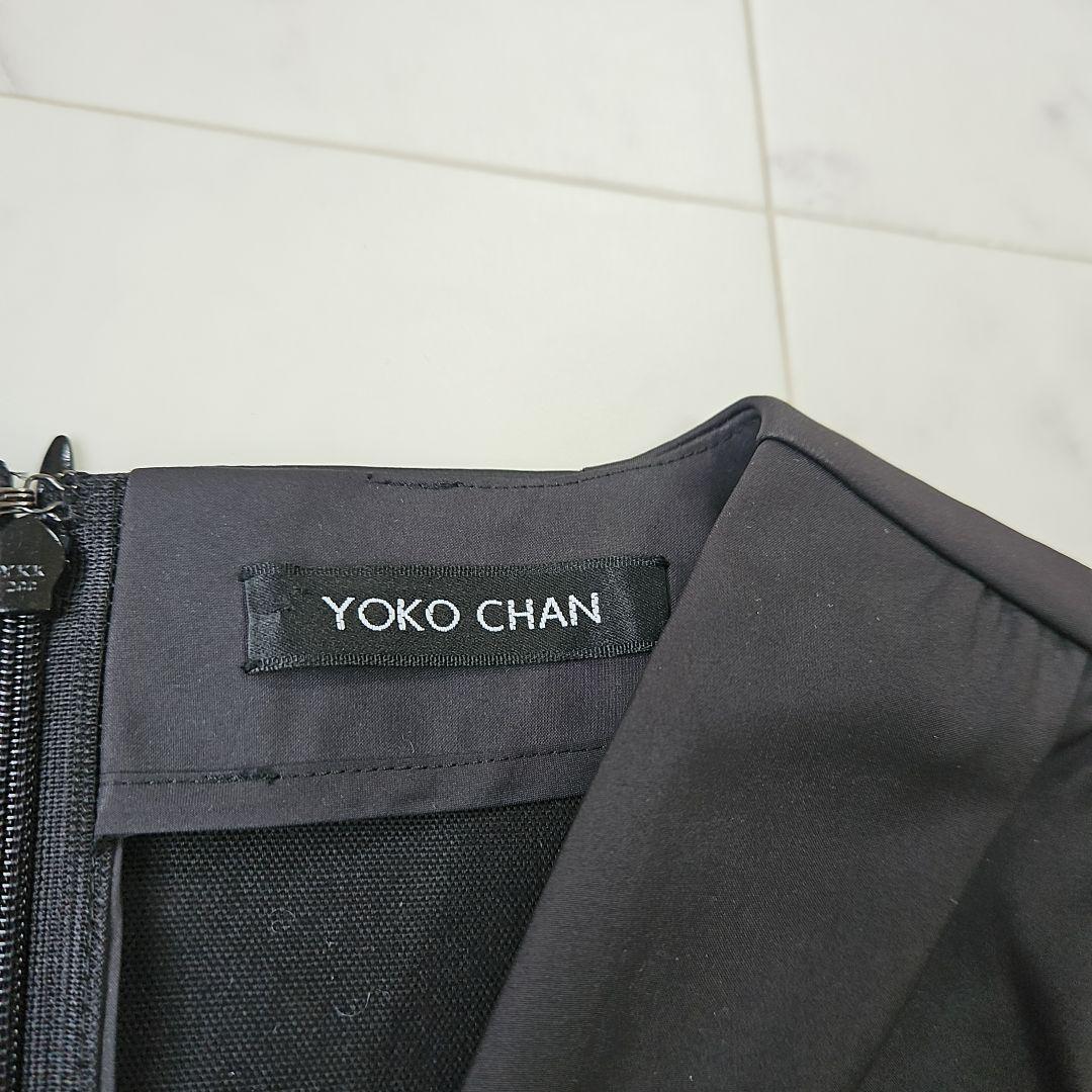 YOKO CHAN ヨーコチャン ボンディング ワンピース ネイビー ヨンア着