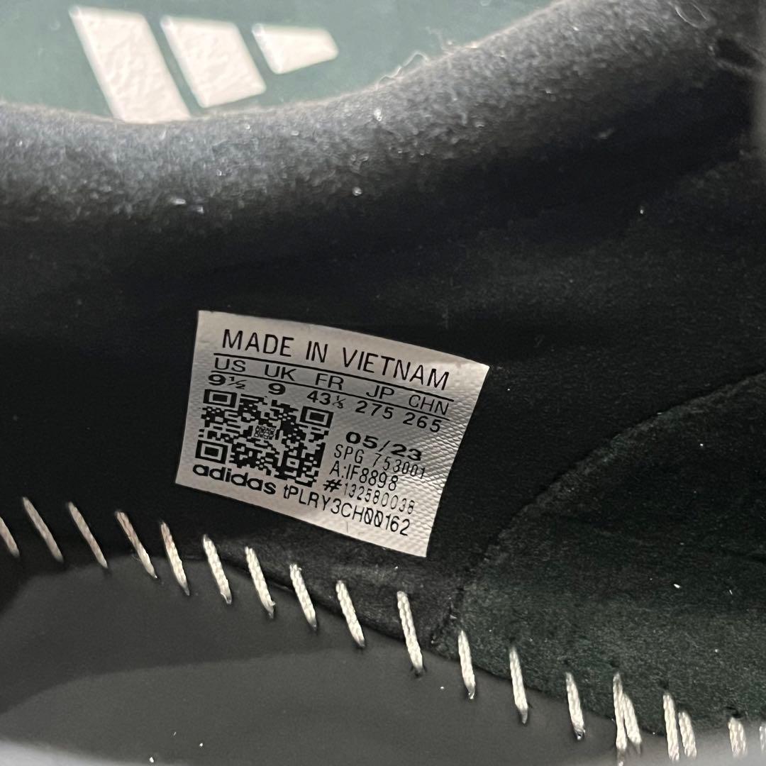 adidas スパイク11pro 27.5cmトニークロス着用