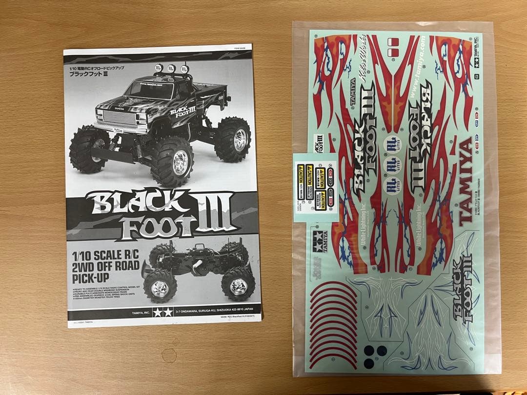 タミヤ ブラックフットIII 1/10 ブッシュデビルⅡ 1/10 - メルカリ