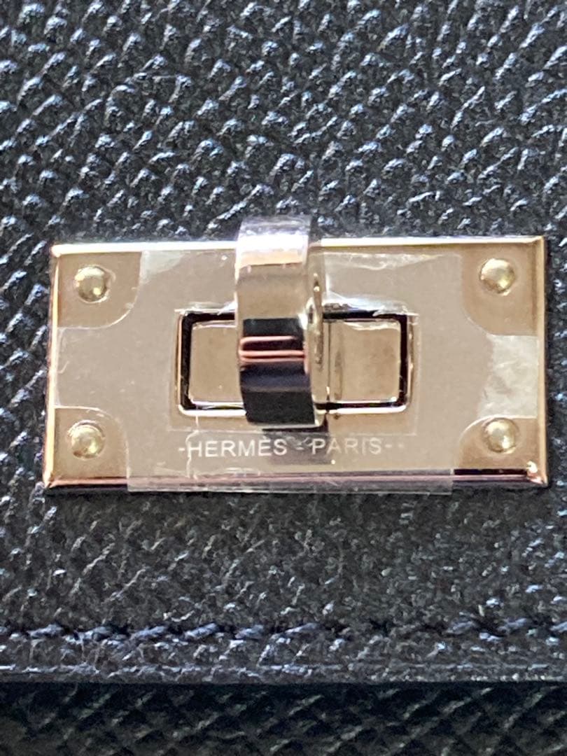 【HERMES】美品 エルメス ケリーポケット コンパクト ブラック 2020年