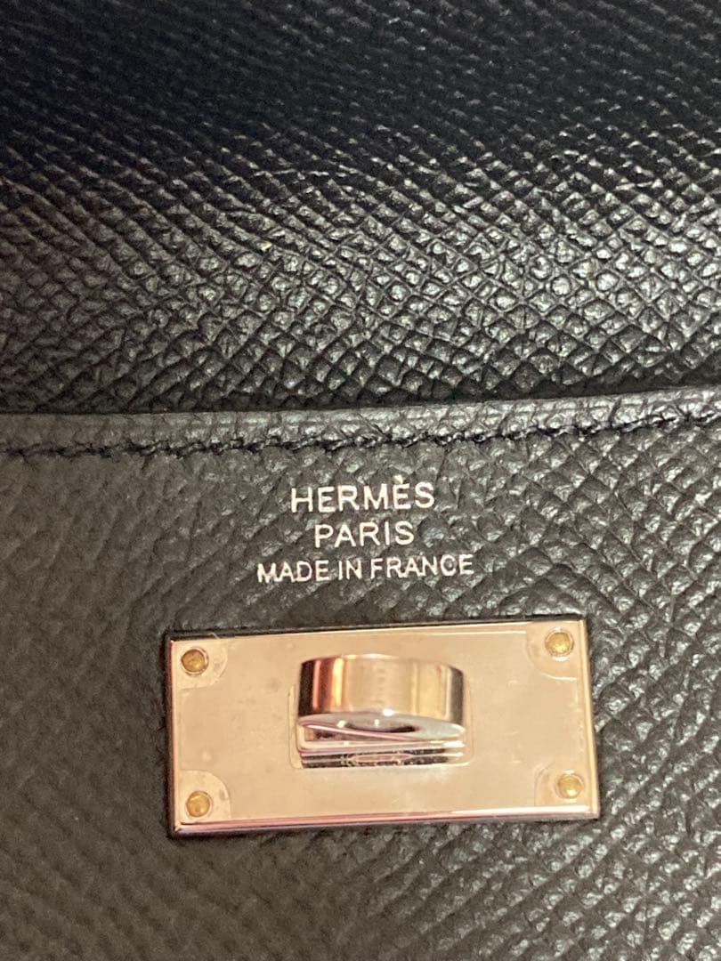 【HERMES】美品 エルメス ケリーポケット コンパクト ブラック 2020年