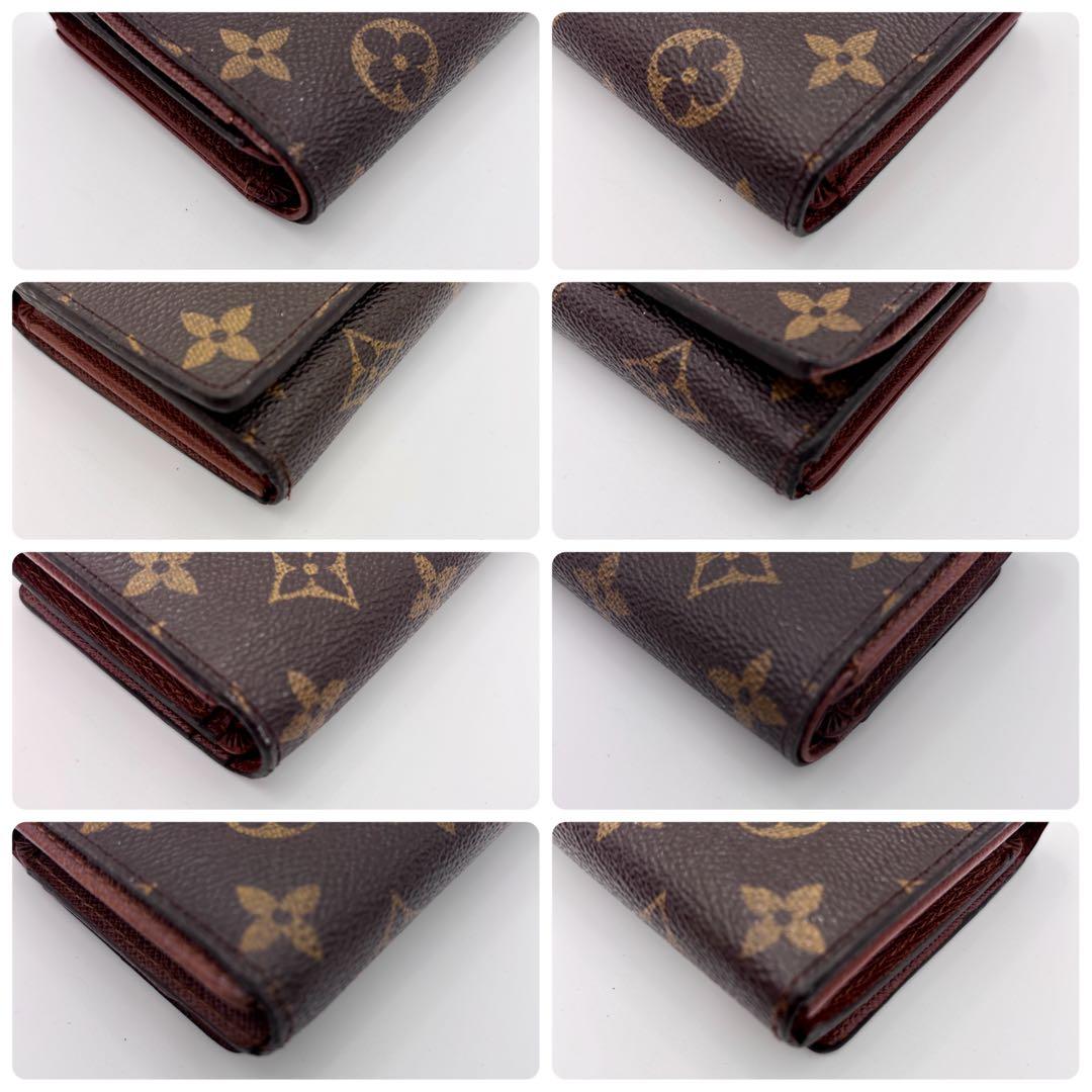 ルイヴィトン モノグラム ポルトモネ・ビエ トレゾール 二つ折り財布　コンパクト