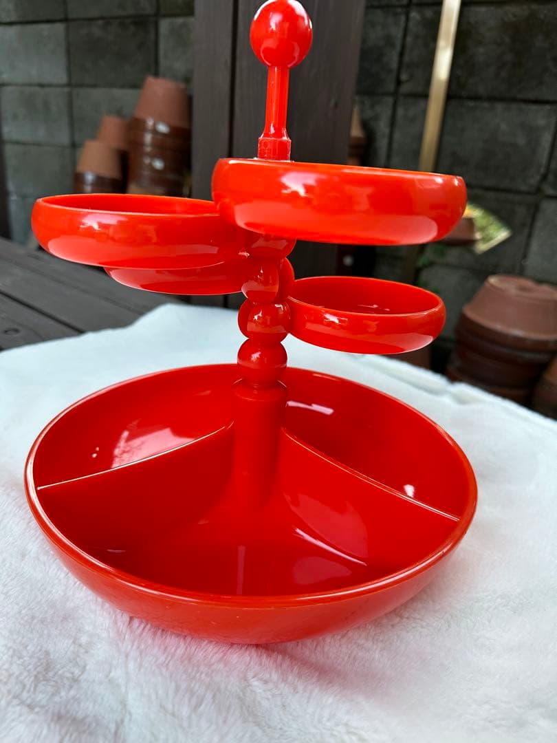 昭和レトロ　アラカルト　つまみ入れ　スペースエイジ　ミッドセンチュリー　当時物