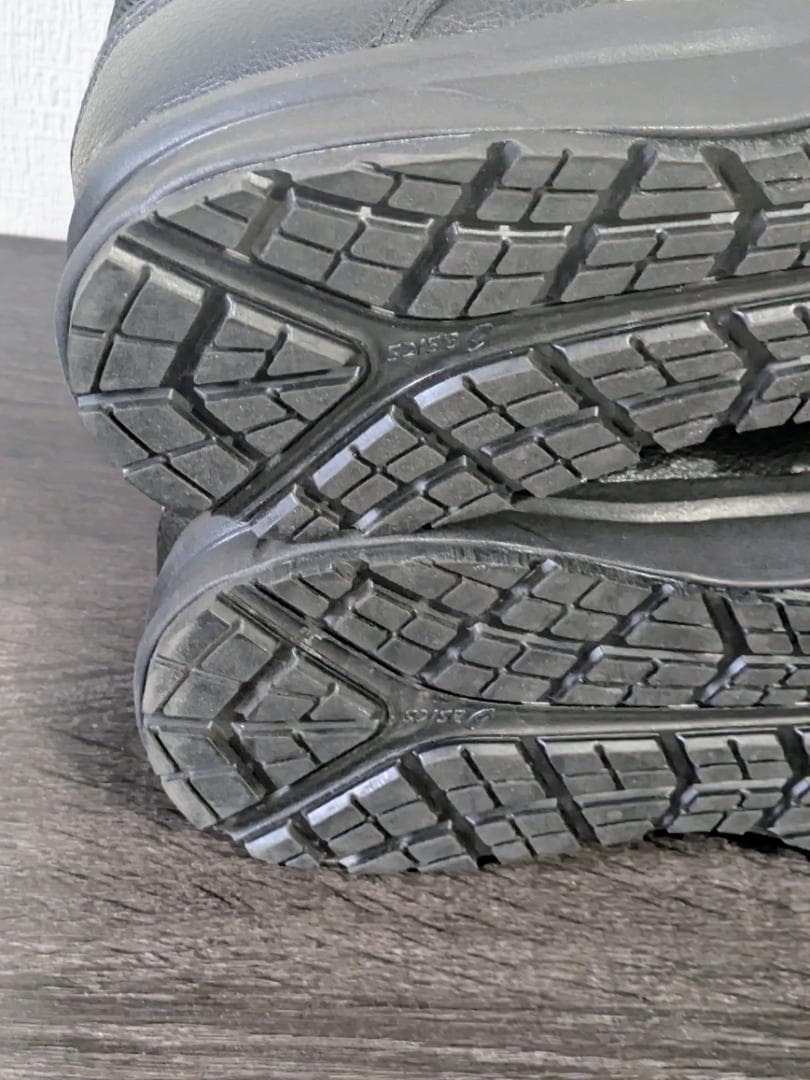 ASICS ウィンジョブ CP401 安全靴 27.5cm ブラック×ゴールド