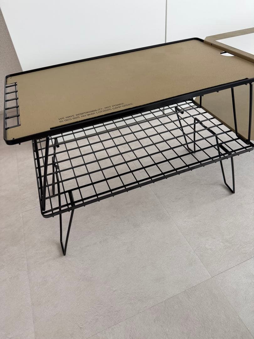 CAMP GEEKS」によるフィールドラック用の天板（テーブルトップ）