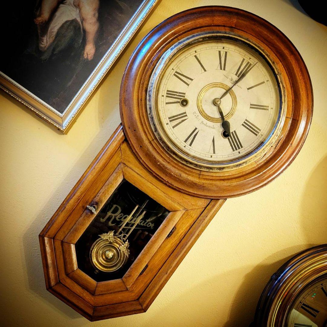 アンティーク掛時計 古時計 振り子時計