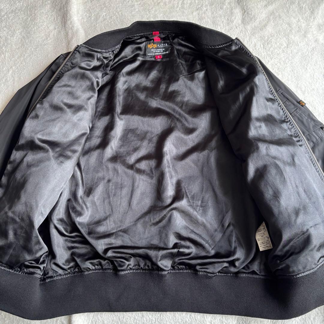 ✨️美品✨️ ALPHA INDUSTRIES MA-1 XLサイズ ブラック
