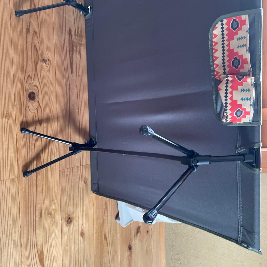 コット ワイド 90cm キャンプ 2WAY オリーブ