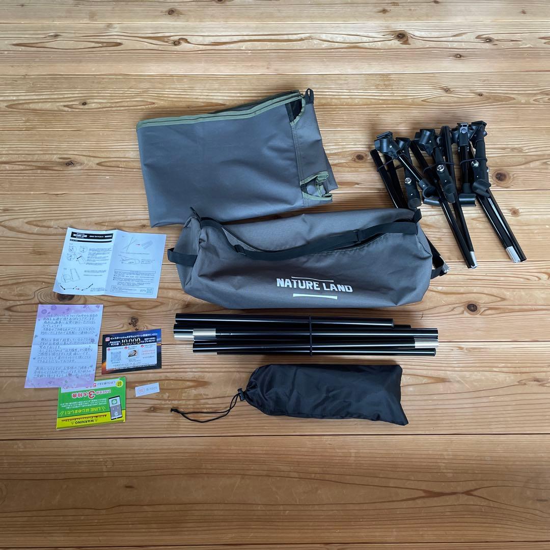 コット ワイド 90cm キャンプ 2WAY オリーブ