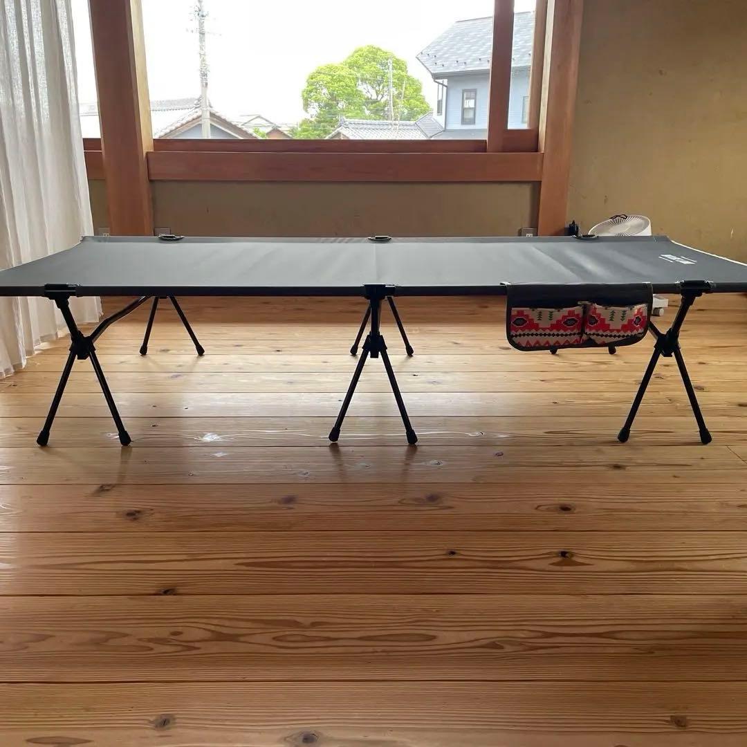 コット ワイド 90cm キャンプ 2WAY オリーブ