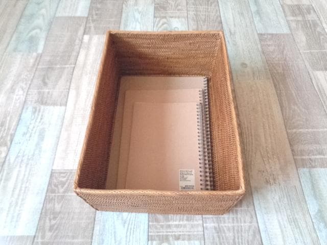 2種類セット●A4＆B4長方形ケース●無地●アタ●バリ島●1021●大きめタイプ