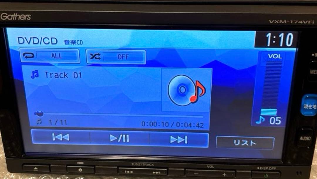 ホンダ 純正ナビ ギャザズ VXM-174VFi 動作確認済み
