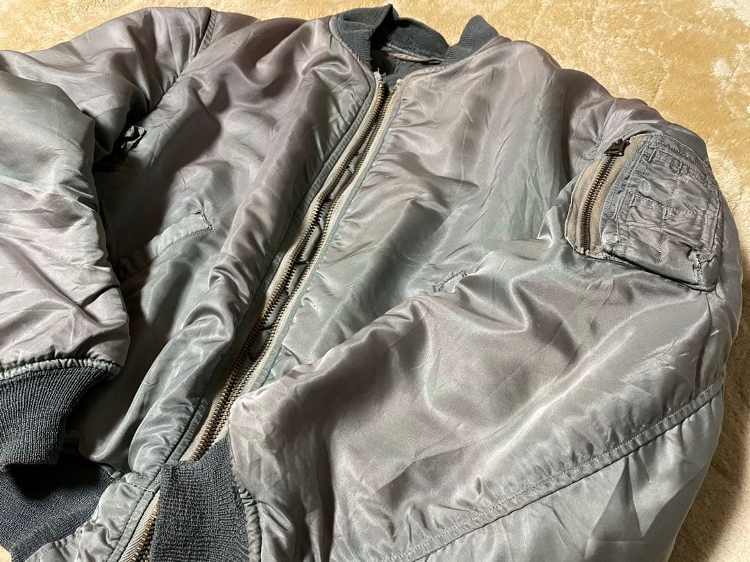 モ*ズ様 50s 米軍実物MA-1 USAF 1958年 8279B Faded