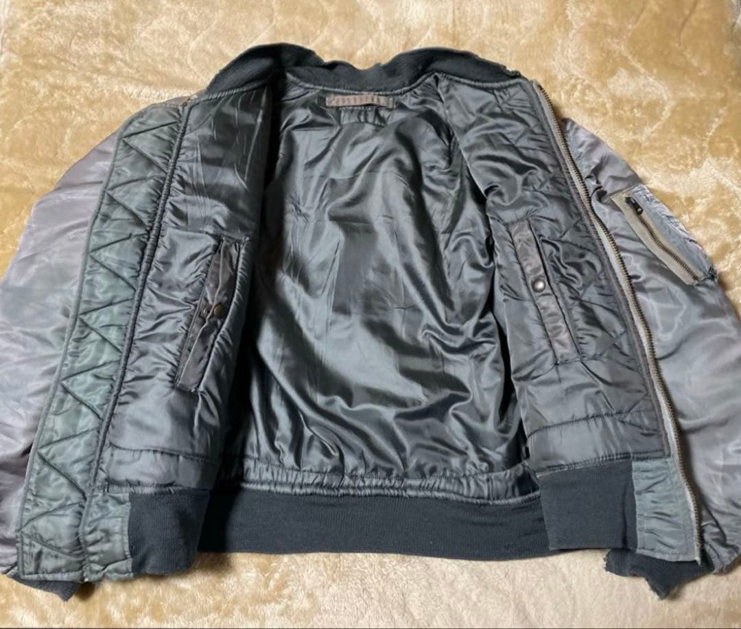 モ*ズ様 50s 米軍実物MA-1 USAF 1958年 8279B Faded