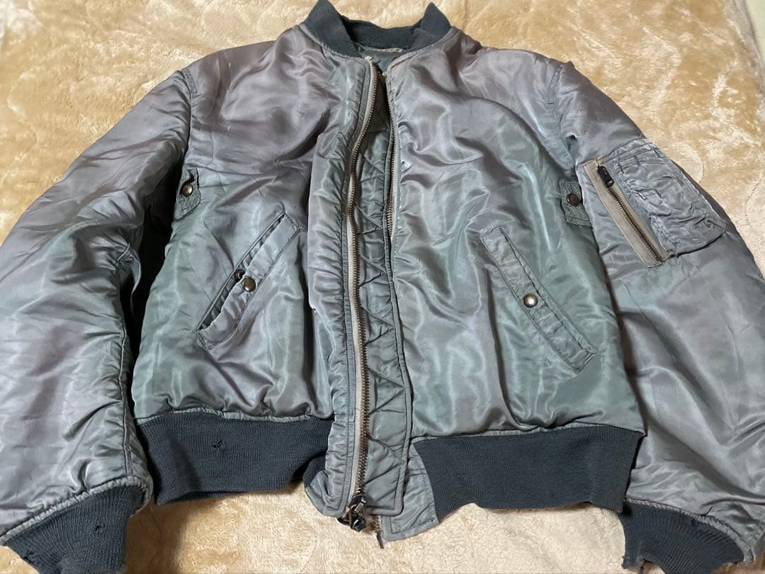 モ*ズ様 50s 米軍実物MA-1 USAF 1958年 8279B Faded