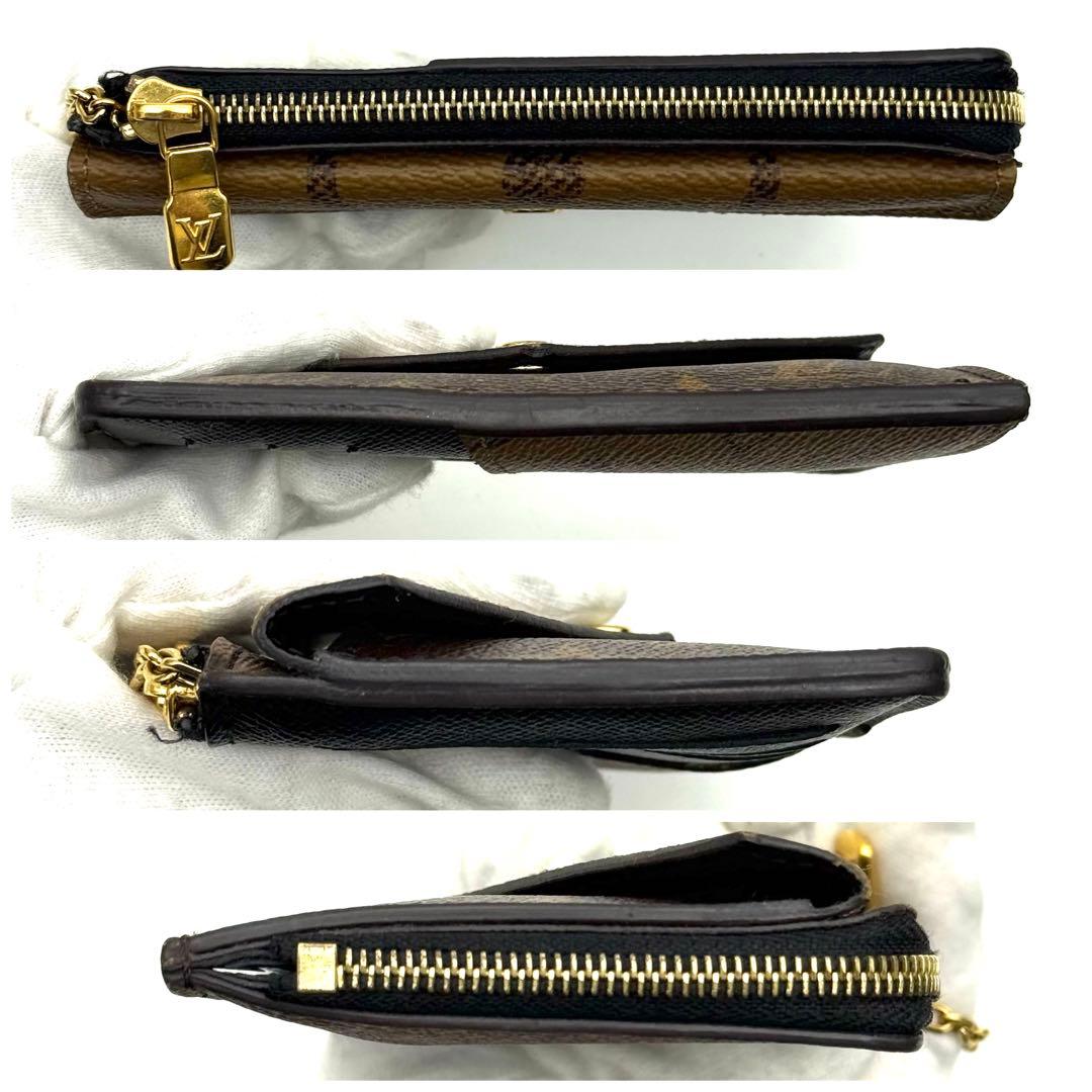 【新品近い】ルイヴィトン モノグラム リバース ポルトカルト ヴェルソ