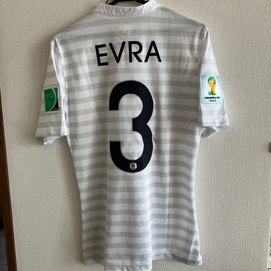 フランス代表 EVRA 3番 ワールドカップジャージ