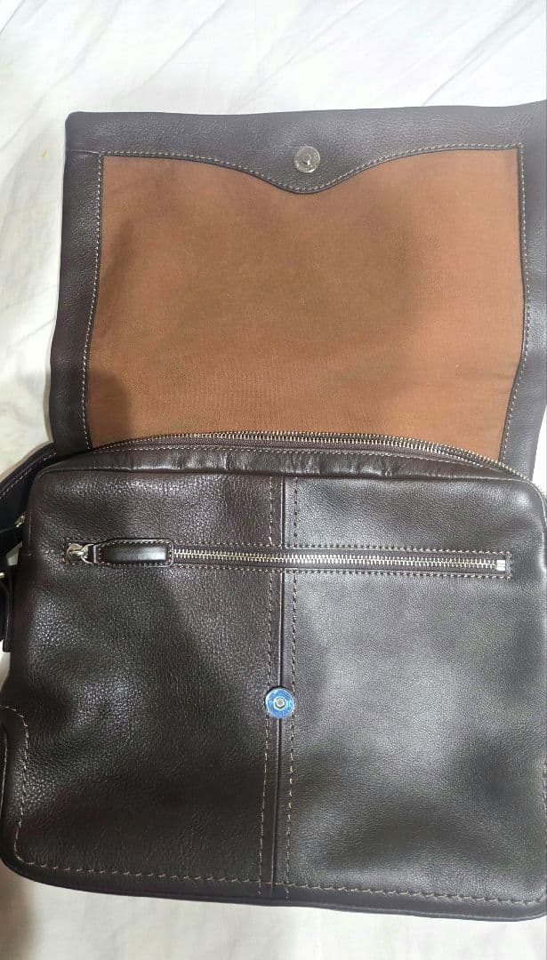 土屋鞄製造所　トーンオイル　ヌメショルダー　ダークブラウン