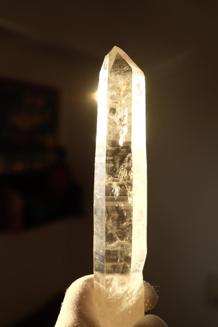 ブラジル産 レーザー水晶 原石 レーザークリスタル レムリアンシード クリスタル