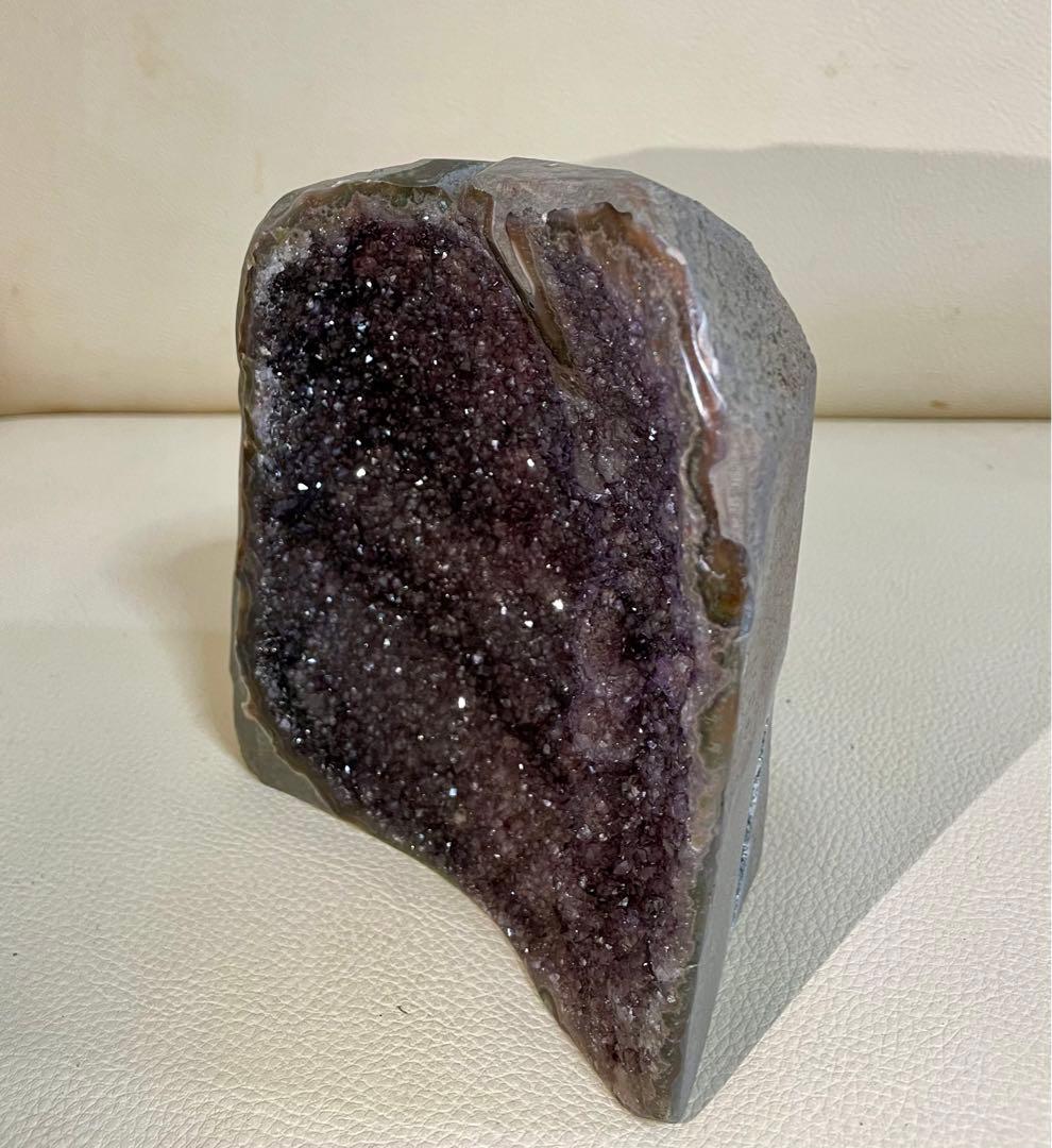 アメジスト クリスタルドーム 水晶 浄化 幸運 お守 魔除 風水晶 約1.7キロ