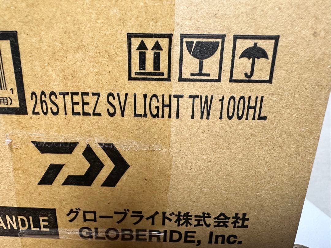26スティーズ SV ライト TW100HL 左ハンドル　ダイワ　DAIWA