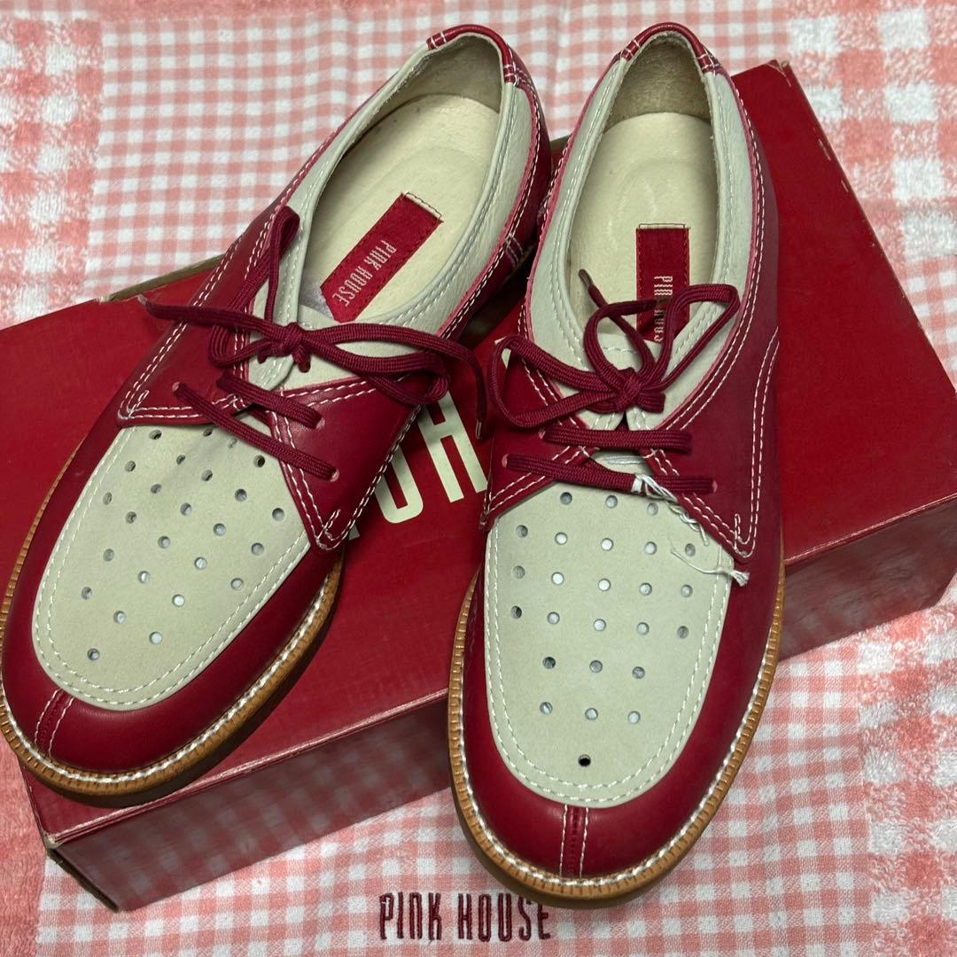 《本日のみのお値引き》【新品】ピンクハウス　パンチングコンビシューズ　Mサイズ