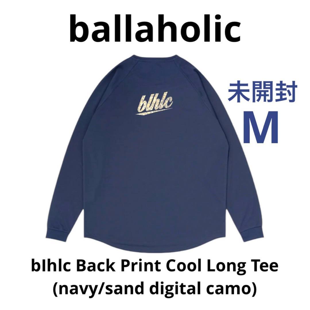ballaholic × asics Cool Long Tee (BLUE)M