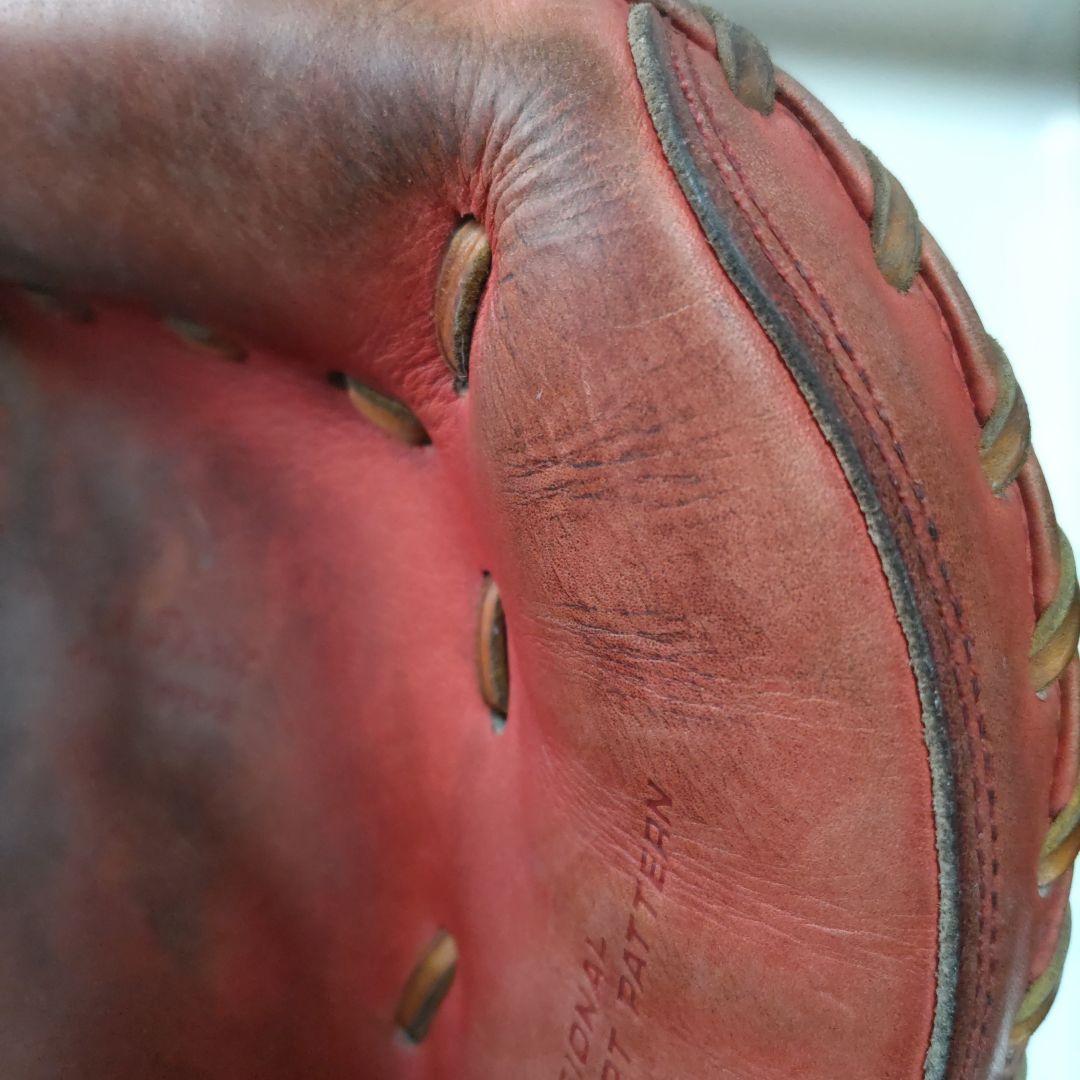 ZETT 硬式ミッド 茶色　傷や汚れあり