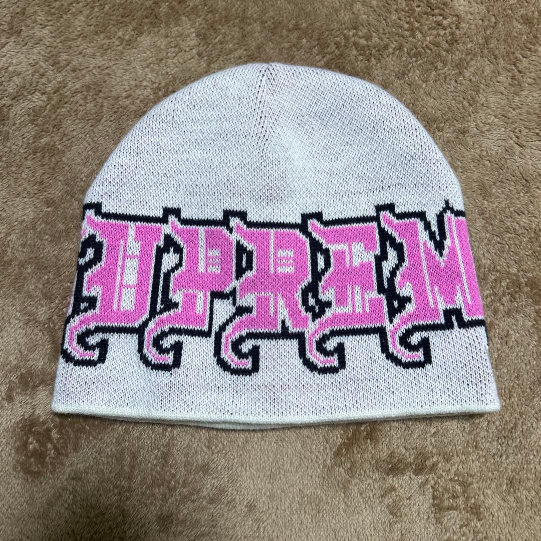 新品 Supreme 25FW New Era Outline Beanie 白 - メルカリ