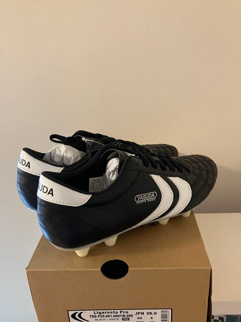 YASUDA Ligaresta Pro サッカーシューズ 26.0cm 黒白