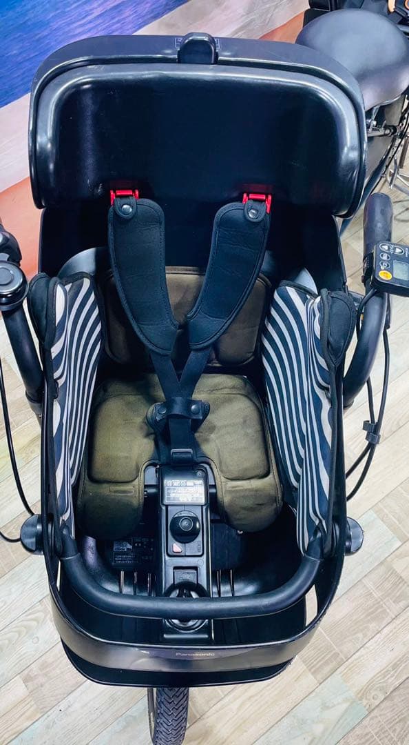 パナソニックギュット⭐️12AH！子供乗せ電動アシスト自転車Y1983