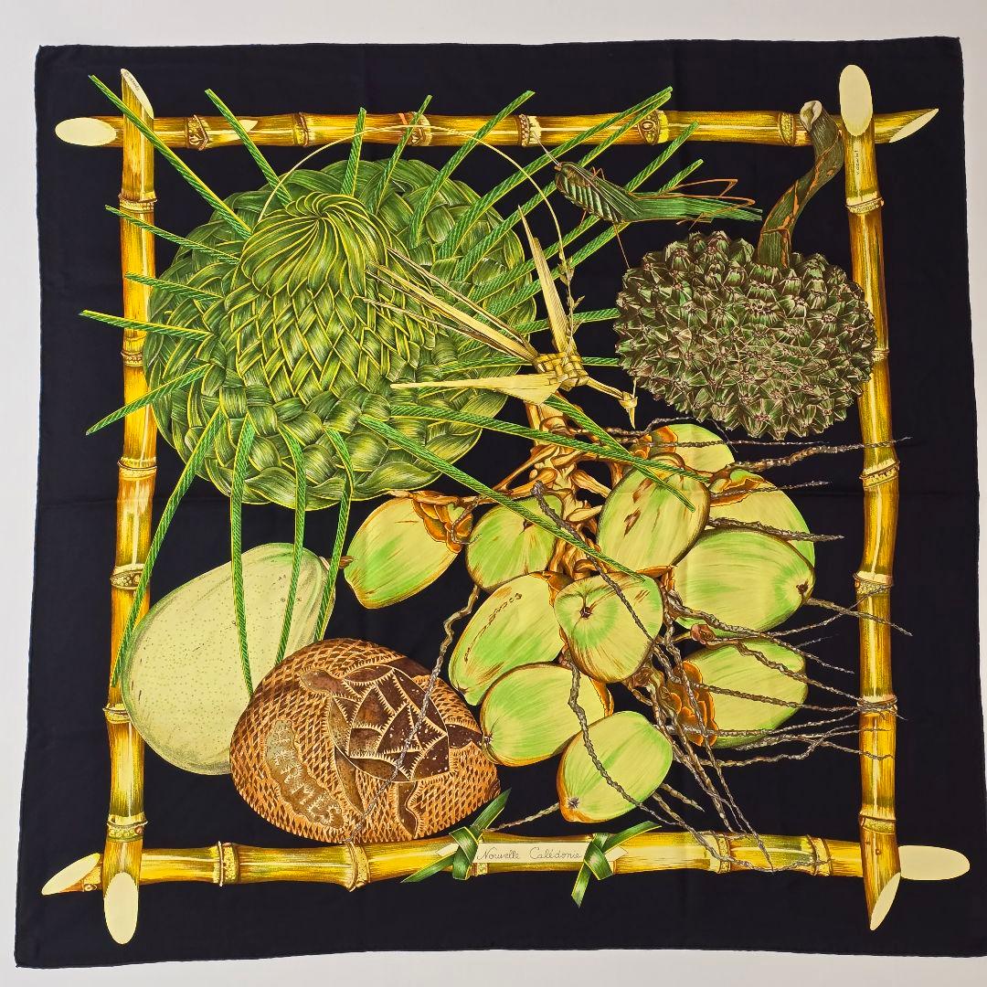 美品 エルメス カレ90 Jardin Creole クレオルの楽園 スカーフ - メルカリ