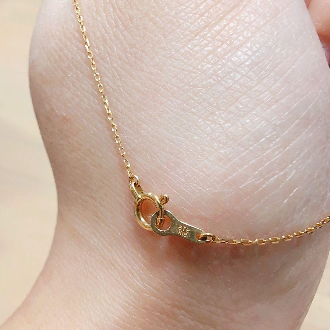 ete k18 ダイヤモンド　ブレスレット　0.014ct