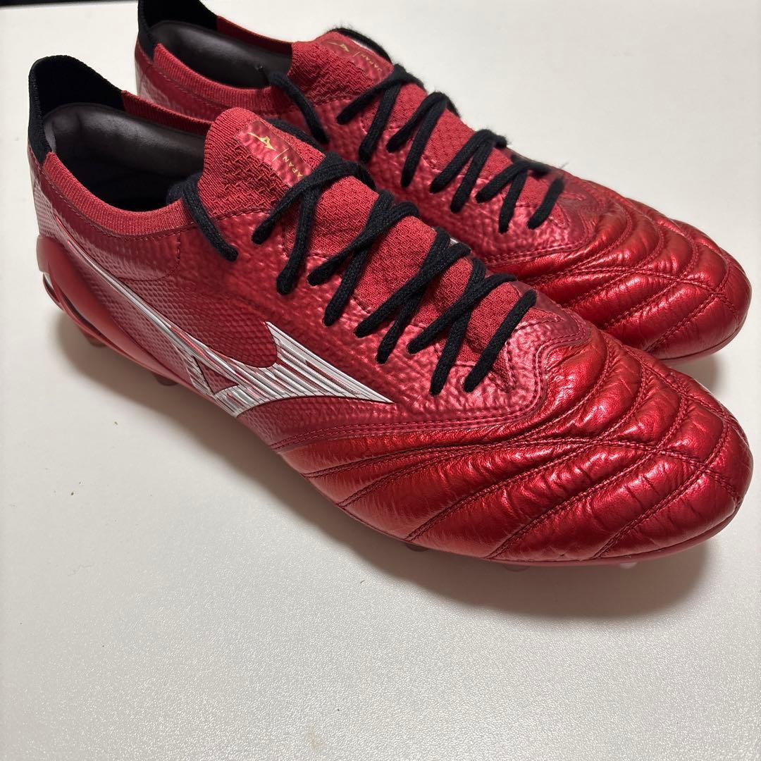 ミズノ モレリアネオ4β JAPAN 27.0cm サッカー スパイク赤 レッド