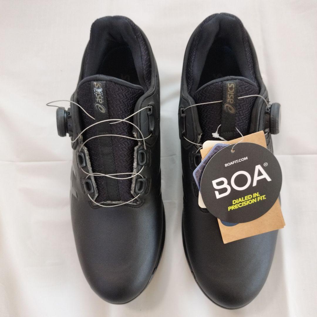 asics BOA ゴルフシューズ 25.0 ブラック