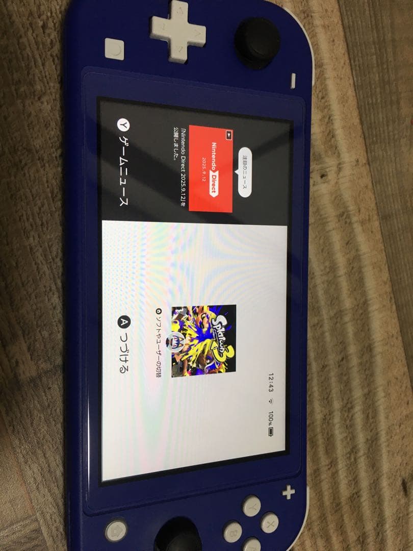 【キー不良有り】任天堂 NINTENDO switchlite 本体のみ ブルー