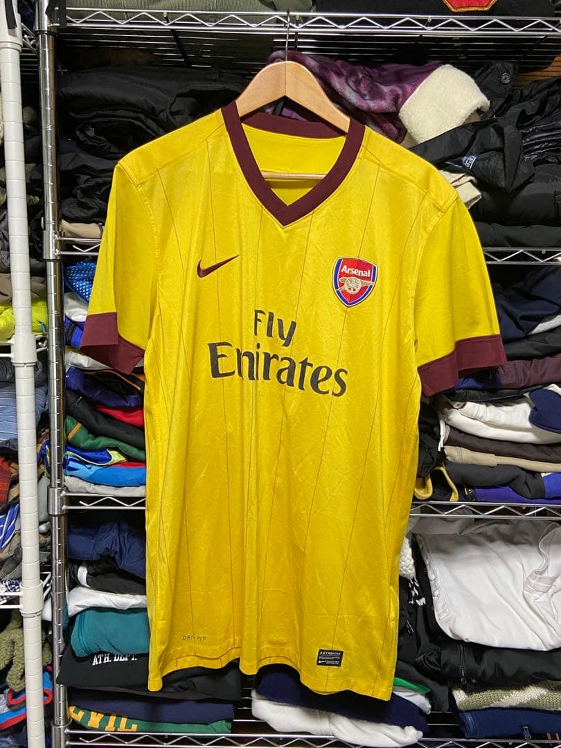 00s アーセナル Nike イエローユニフォーム - メルカリ