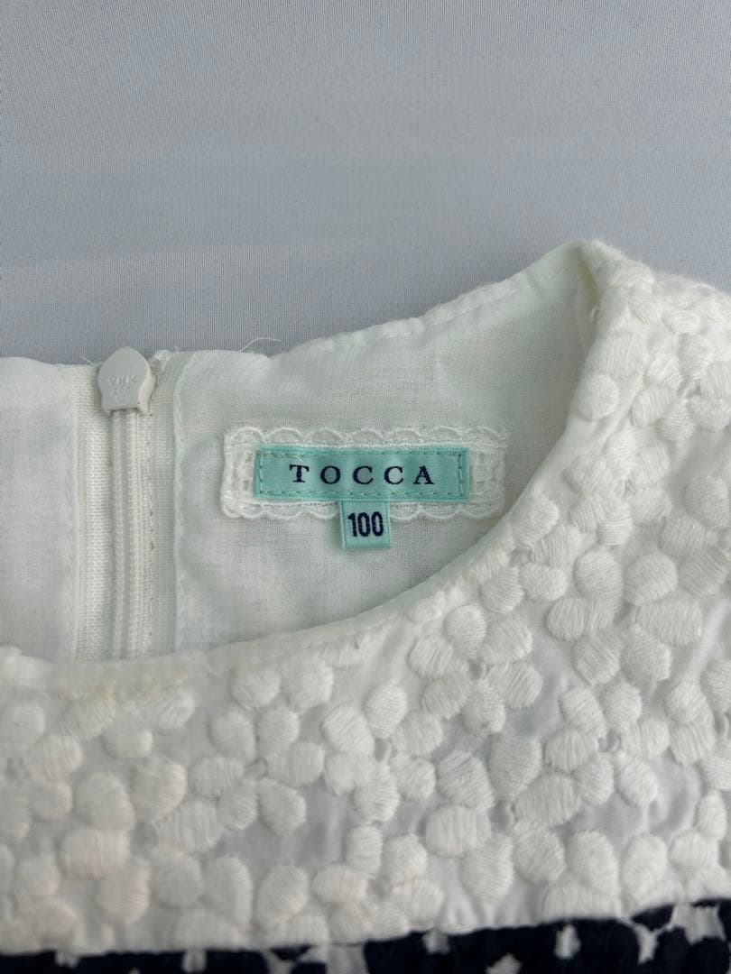 【在庫限り】Toccaトッカ 総刺繍 フォーマル ドレス ワンピース100cm