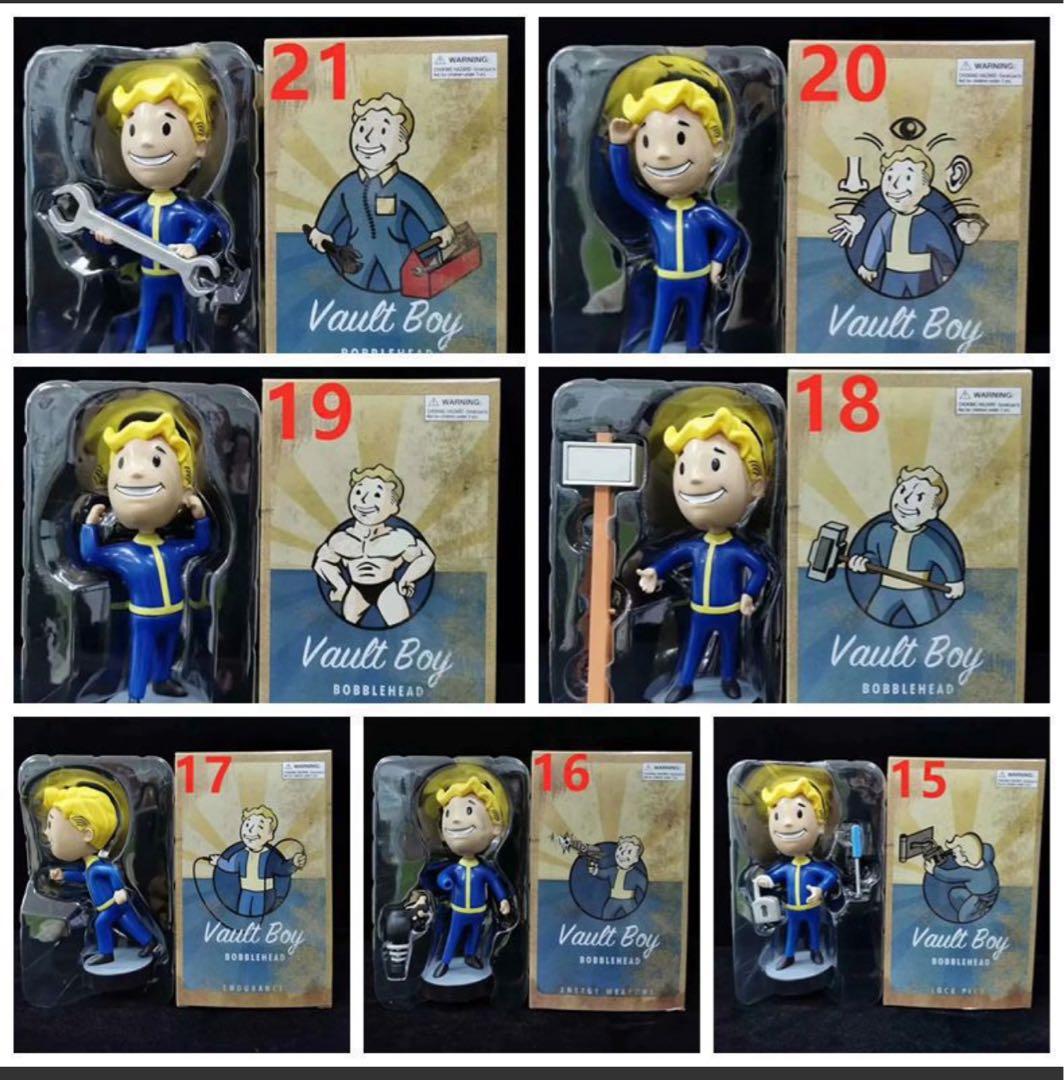 Falloutフォールアウトボルトボーイ全シリーズ28個フルセットボブルヘッド