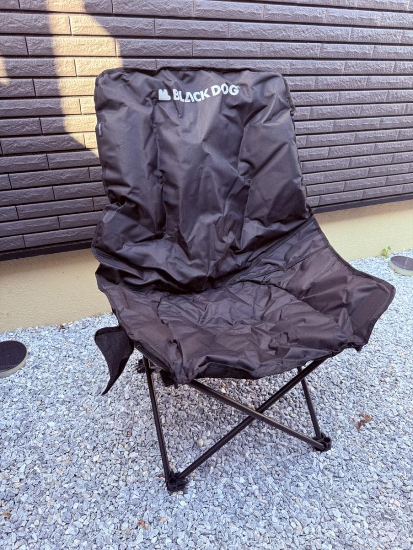 BLACKDOG 折りたたみキャンプチェア2脚セット