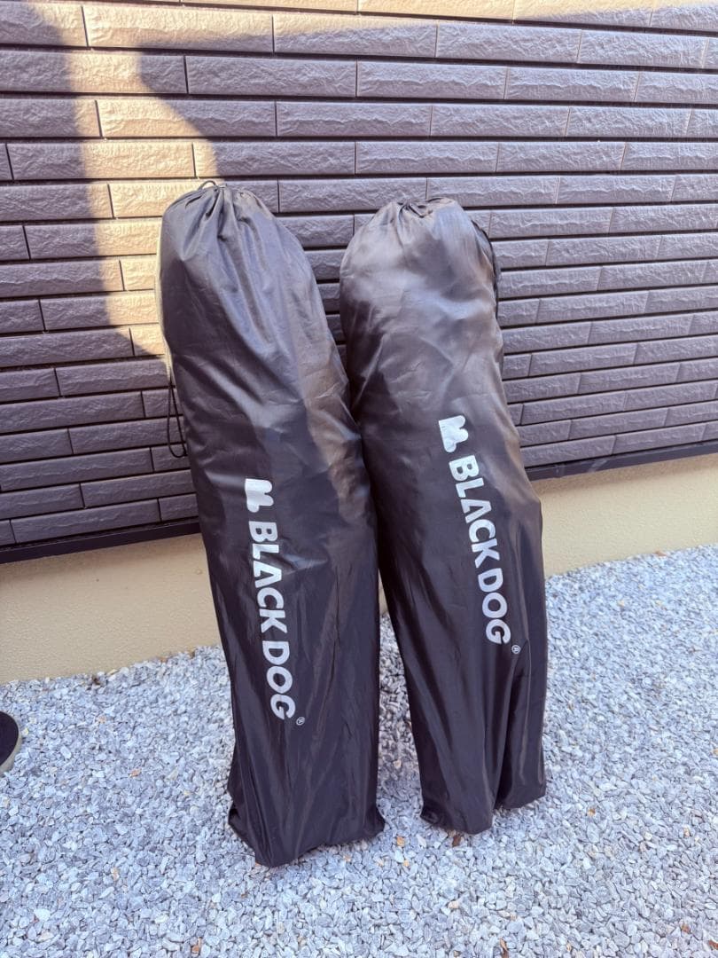 BLACKDOG 折りたたみキャンプチェア2脚セット