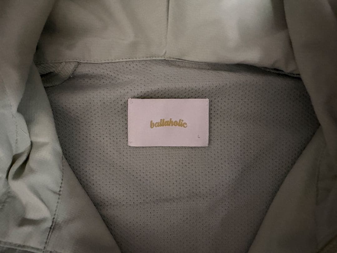 ウェア ballholic Logo FullZipJacket (fog green)