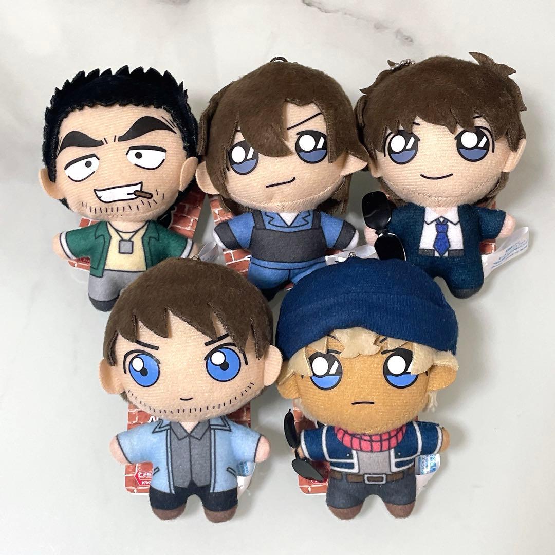 名探偵コナン警察学校組 キーチェーン マスコット 降谷、松田、諸伏