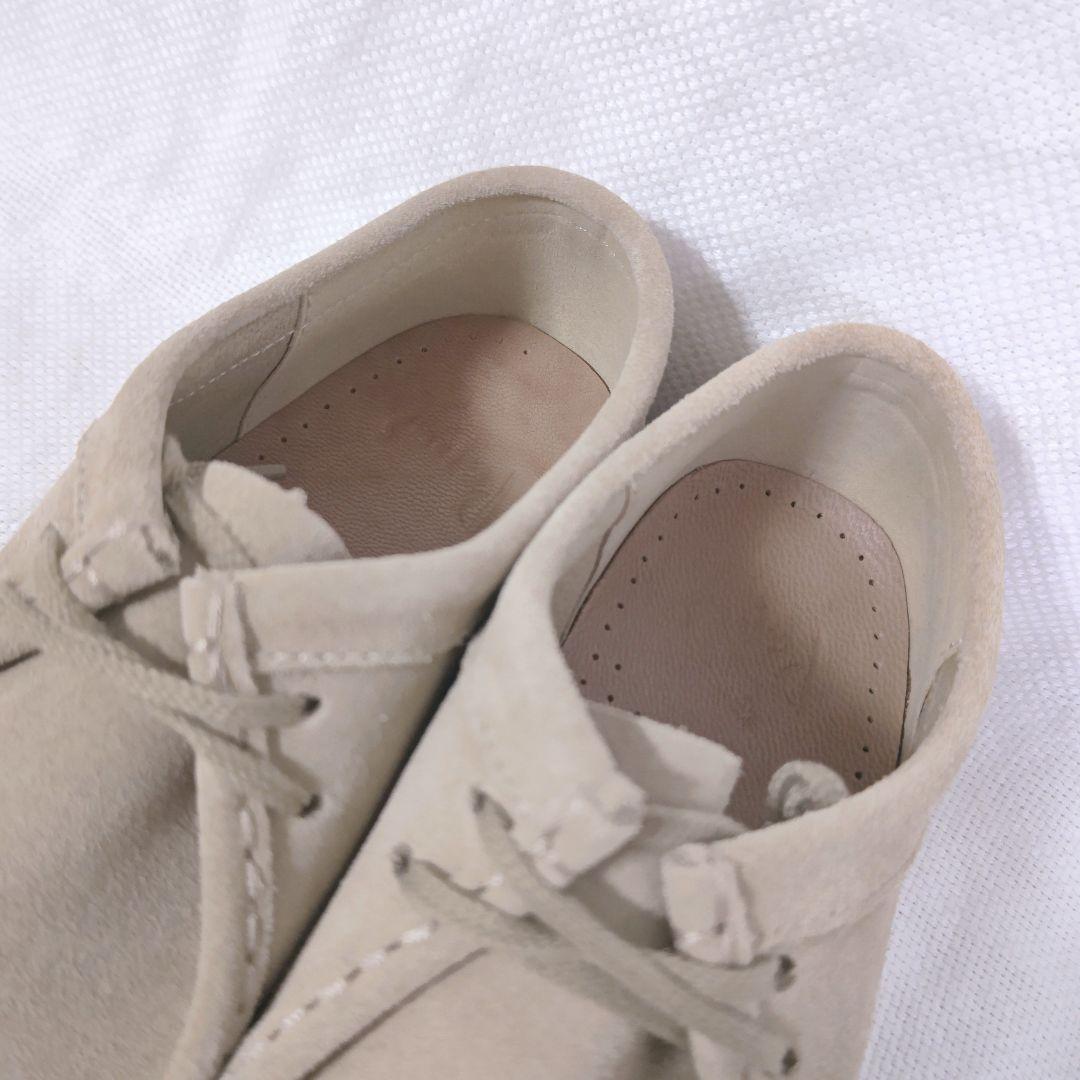 パパスPapasワラビータイプスウェードレザーブーツシューズ40Mサンド