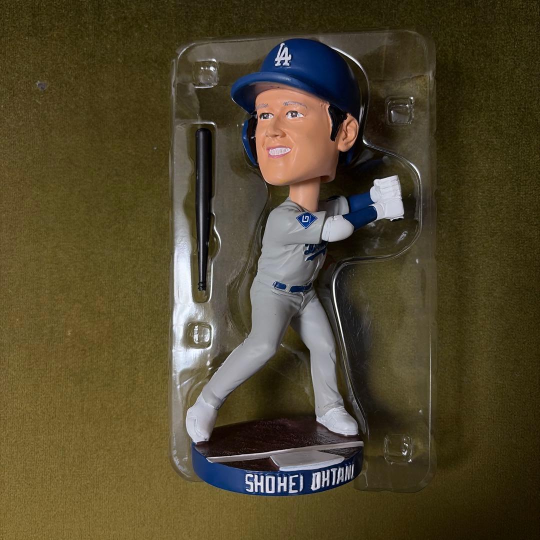 レア品大谷翔平 ボブルヘッドフィギュア球場配布品グレーユニフォーム