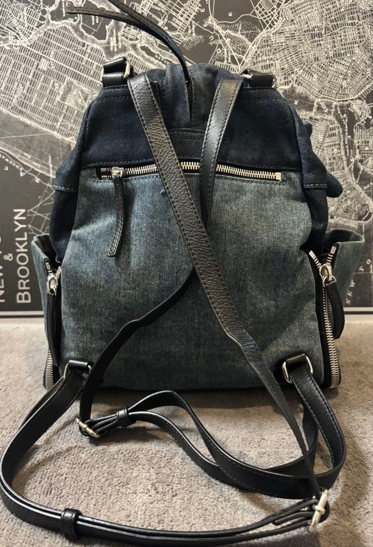 DIESEL ディーゼル LE-ZIPPER デニムジッパーバックパック