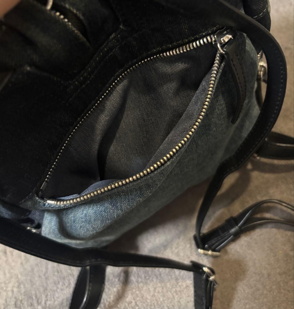 DIESEL ディーゼル LE-ZIPPER デニムジッパーバックパック