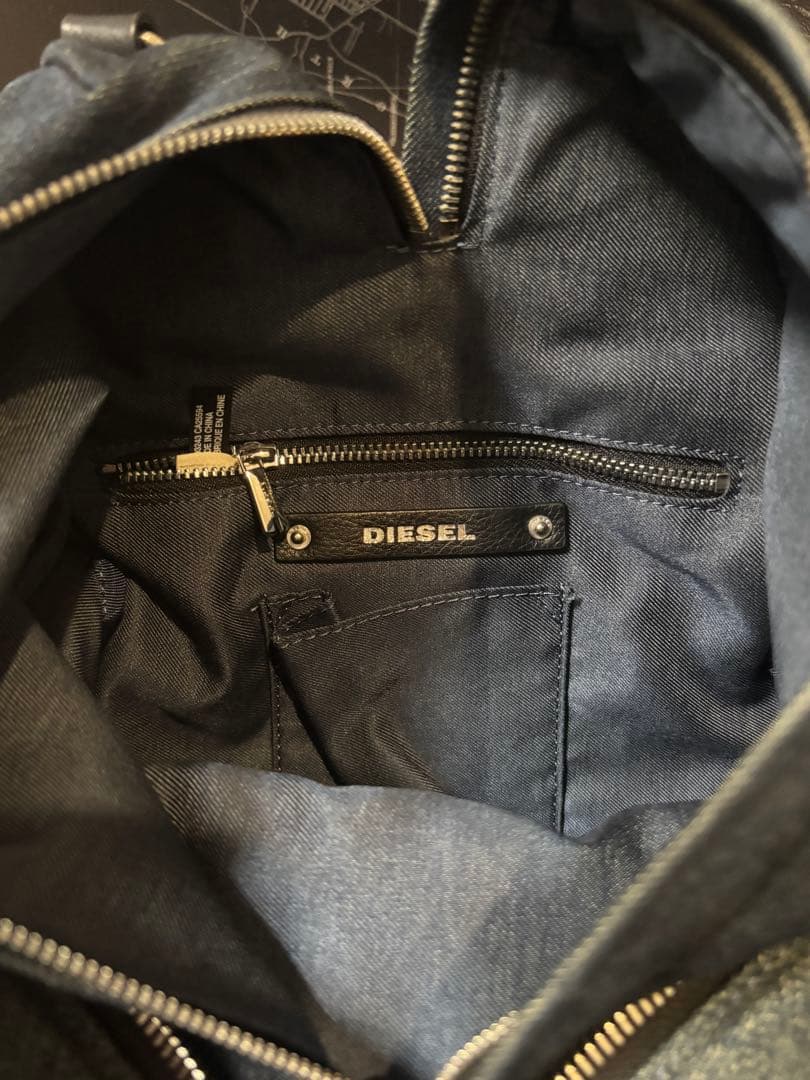 DIESEL ディーゼル LE-ZIPPER デニムジッパーバックパック