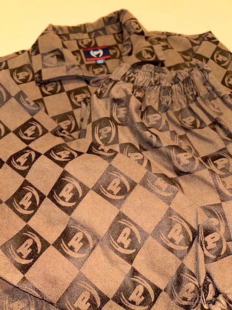 phatfarm ダミエ柄 激レア ベロアセットアップ